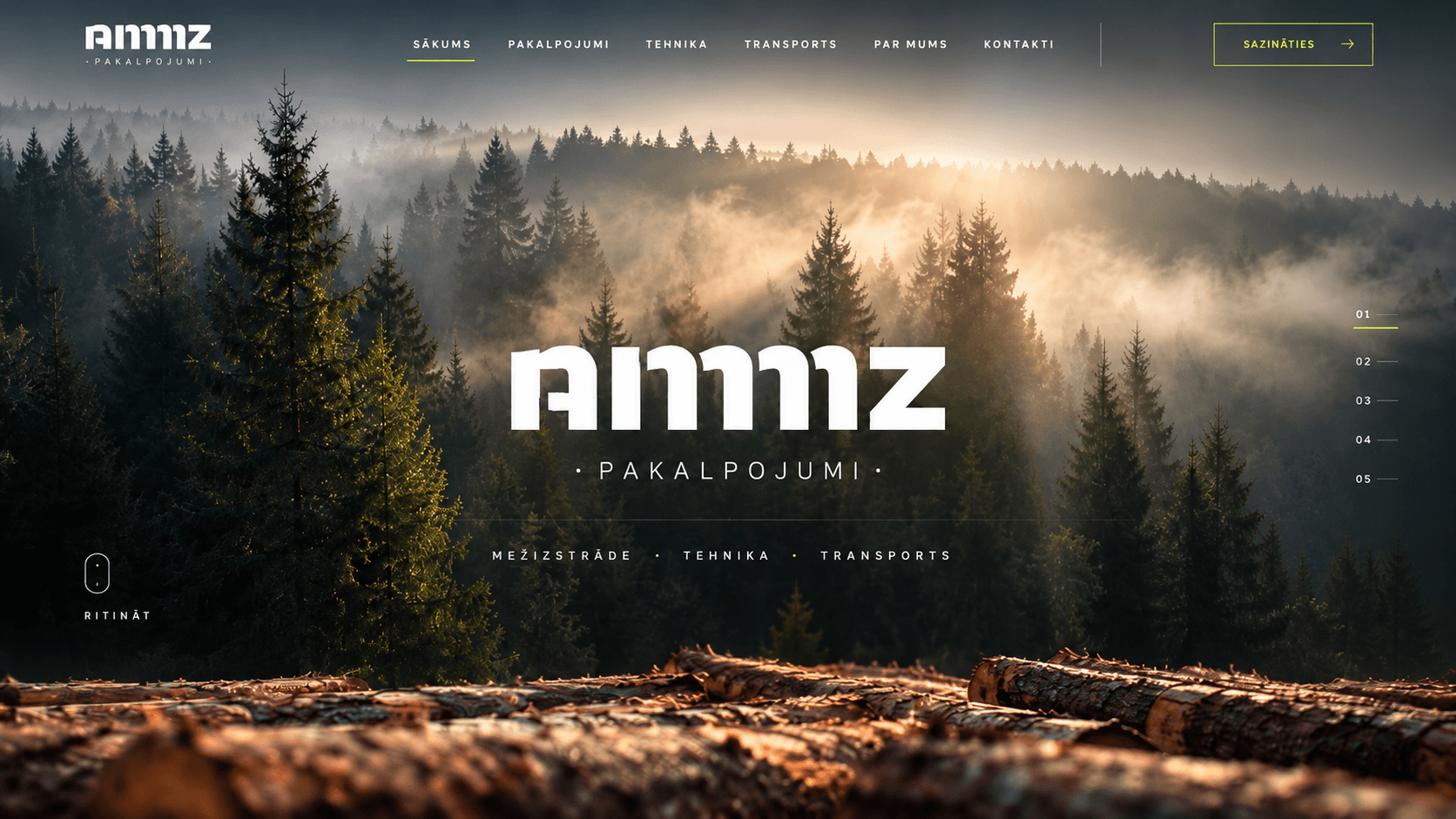 AMMZ Pakalpojumi — mežizstrāde, tehnika un transports